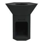 Barbecook - brasero plancha nestor original - acier noir galvanis