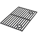 Grille en fonte �maill�e large pour barbecook brahma - noir