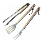 Set d'ustensiles 3 pices pour barbecue barbecook