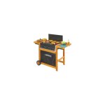Barbecue adelaide 3 woody dualgas avec 3 bruleurs a' gaz gpl ou gnc avec tablettes late'rales