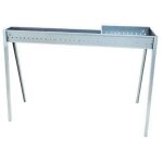 Barbecue  charbon pour brochettes lisa milano grill 80 + 40 en acier inoxydable - senza kit paratia ...