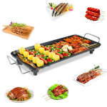 Barbecue Électrique rectangulaire 6828cm plancha electrique de barbecue en acier inoxydable - sifree Barbecue Électrique rectangulaire 6828cm plancha electrique de barbecue en acier inoxydable - sifree