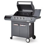 Brasero - barbecue emma gun metal 4 feux + 1 side - flexigrill - jusqu'à 12 convives - surface de cuisson ... Brasero - barbecue emma gun metal 4 feux + 1 side - flexigrill - jusqu'à 12 convives - surface de cuisson ...