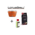 Barbecue orange avec piles et câble d'alimentation usb + 1kg de charbon de bois de hêtre + gel combustible ... Barbecue orange avec piles et câble d'alimentation usb + 1kg de charbon de bois de hêtre + gel combustible ...