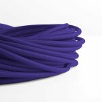 Câble rond enrobé de coton violet Câble rond enrobé de coton violet