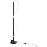 Barcelona led - lampadaire moderne  non ondulant 'corda' - 360 - dimmable - - noir