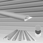 Hexim bardage anthracite gris blanc, revtement de faade, pvc - u, protection visuelle, rsistant aux ...