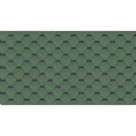 Timbela - bardeaux bitumineux hexagonal rock, couleur vert - bitume toiture 3 m2 h - green