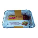 Embal'alu - barquette alu 2l x5