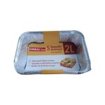 Embal'alu - barquette alu 2l x5 Embal'alu - barquette alu 2l x5
