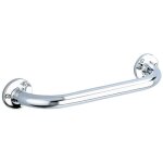 Barre d'appui droite inox poli brillant - 300 mm - diamètre 25 mm delabie Barre d'appui droite inox poli brillant - 300 mm - diamètre 25 mm delabie