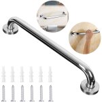 Barre d'appui en inox murale robuste poigne de baignoire salle bain wc scurit grab bar pour handicaps ...