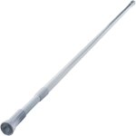 Barre tringle pour rideau de douche ou baignoire extensible blanche 140 - 260cm msv