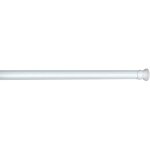 Barre de douche extensible extra paisse wenko 110  245 cm, installation sans perage, aluminium inoxydable ...