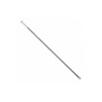 Barre tringle pour rideau de douche ou baignoire extensible sans per�age 110 - 200cm inox msv