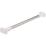 Barre de douche t�lescopique, tringle de longueur moyenne en acier inoxydable, sans trous, tringles � ...