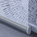 Barre de lestage 45cm � clipser pour panneau japonais - m�tal - 45