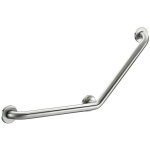 Barre de maintien coud�e 3 points 135 degr�s 400x400 inox delabie