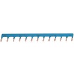 Barre de pontage bleu 13 modules hager