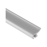 Barre porte crochets aluminium - dcor : anodis argent - longueur : 330 mm - matriau : aluminium zobal ...