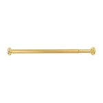 Barre pour rideau de douche sèche linge rétractable salle de bain tige aluminium doré 55 - 90 Barre pour rideau de douche sèche linge rétractable salle de bain tige aluminium doré 55 - 90