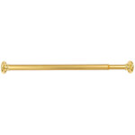 Barre pour rideau de douche s�che linge r�tractable salle de bain tige aluminium dor� 70 - 120