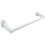 Barre porte - serviettes blanche 36cm et fixations � vis