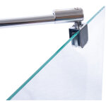 Barre de stabilisation murale pour paroi de douche 5 - 8 mm, barre de renfort, universelle  raccourir ...