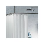 Spirella - barre tringle pour rideau de douche d'angle  fixer en inox slim 170x75cm chrom