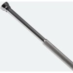 Barre tringle pour rideau de douche ou baignoire extensible sans perage en alu arios 125 - 220cm finition ...