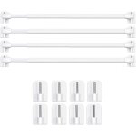 Barres de vitrage extensible tringle rideau sans percage pour fenetre pvc pour de tringle � rideau adh�sive ...