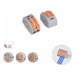 Wolfpack - regleta conexion electrica rapida, 2 polos, ø 4 mm. 32 a, paquete 24 unidades Wolfpack - regleta conexion electrica rapida, 2 polos, ø 4 mm. 32 a, paquete 24 unidades