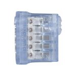 Barrette de connexion nylbloc auto pour fils rigides - bornes bleues pour 5 fils (x 9) - diff