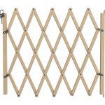 Barriere animaux en bois extensible
