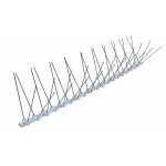 Barri�re anti - oiseaux en acier inoxydable 2 rang�es - longueur totale 5m