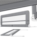 Kesser - barrire de lit barrire de lit pour enfant barrire de lit pour enfant 180cm / gris clair