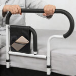 Barri�re de lit pour personnes �g�es, avec poche de rangement, barri�re potence de lit, pour seniors, ...