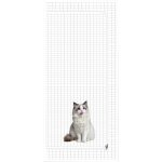 Barri�re de porte pour chat - anti - rayures - filet robuste
