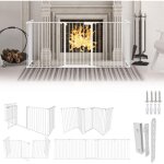 Barriere de securite barrière de cheminée barrière bébé parc grille de porte grille de four 5x blanc ... Barriere de securite barrière de cheminée barrière bébé parc grille de porte grille de four 5x blanc ...