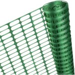 Tolletour - barrière de signalisation 1x50m, balisage de chantier et balisage plastique, vert Tolletour - barrière de signalisation 1x50m, balisage de chantier et balisage plastique, vert
