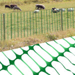 Barrière de signalisation 1x50m, balisage de chantier et balisage plastique, vert Barrière de signalisation 1x50m, balisage de chantier et balisage plastique, vert