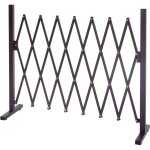 Barrire treillis  ciseaux grille de protection des animaux extensible marron aluminium hauteur 103cm, ...