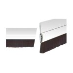 Mistral - bas de porte pour porte garage argent 3x85cm Mistral - bas de porte pour porte garage argent 3x85cm