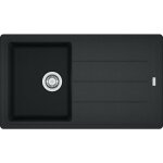Franke - basis - Évier en fragranit bfg 611 - 86, 86x50 cm, onyx 114. 0494. 913 Franke - basis - Évier en fragranit bfg 611 - 86, 86x50 cm, onyx 114. 0494. 913