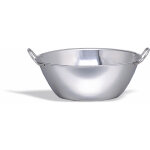 Bassine � fond plat inox � 20 � 70 cm - pujadas