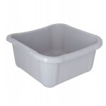 Bassine � linge rectangulaire, robuste, avec poign�es confortables, bac de rangement, bac de nettoyage ...