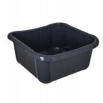 Bassine � linge rectangulaire, robuste, avec poign�es confortables, bac de rangement, bac de nettoyage ...