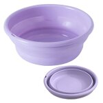 Bassine multi - usage portable au design pliable, utile dans la salle de bains, cuisine, terrasse, jardin, ...