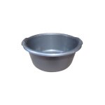Aluminium et plastique - bassine ronde d. 42cm 14l silver 1035656