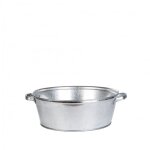 Bassine ronde - l 36, 3 x l 42, 5 x h 13, 2 - zinc - livraison gratuite